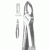 Щ-178 Щипці для видалення молочних різців верхньої щелепи No 37