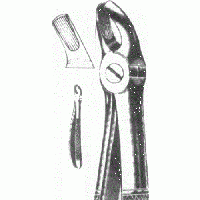 Щ-180 Щипці для видалення молочних змійок верхньої щелепи No 39