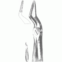 Щ-182 Щипцы с узкими губками для удаления корней зубов верхней челюсти № 51А