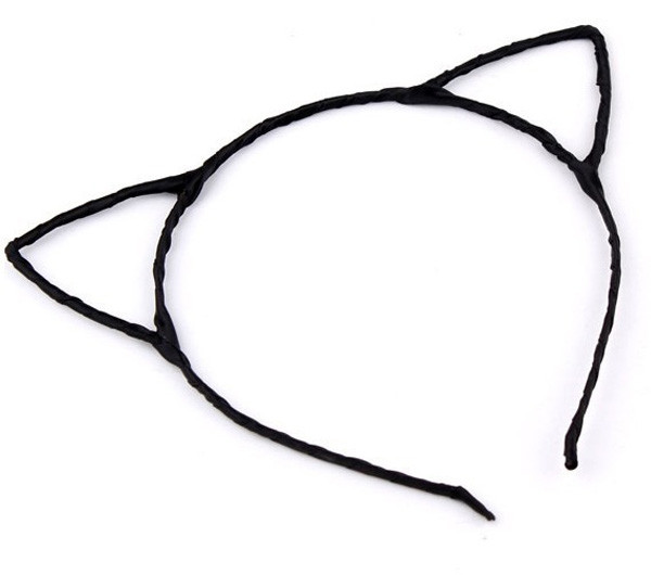 Обруч с ушками кошки черный - купить по лучшей цене от STARLOOK