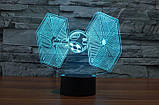 3D світильник 3D Lamp TIE-винищувач (LP-1134), фото 4