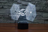 3D світильник 3D Lamp TIE-винищувач (LP-1134), фото 9