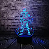 3D світильник 3D Lamp Капітан Америка (LP-1222), фото 7