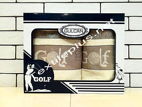 Набір рушників 2шт Gulcan Golf, фото 2