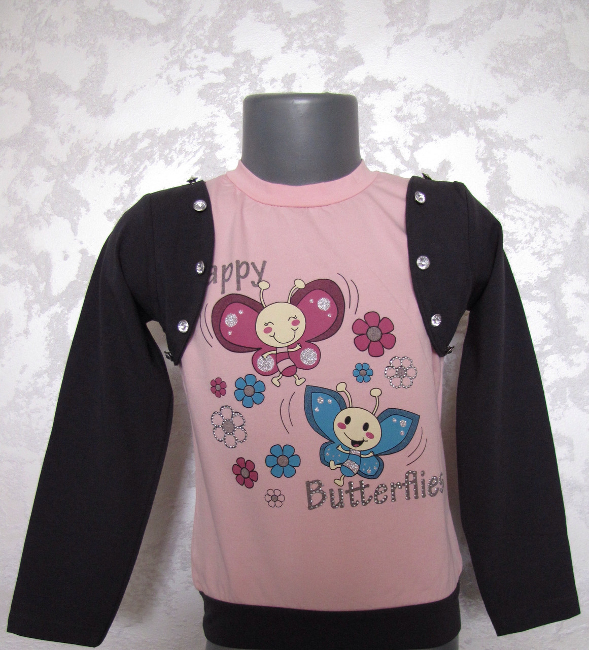 Кофточка для дівчаток 98,104,110,116,122 зростання Бджілки, фото 1