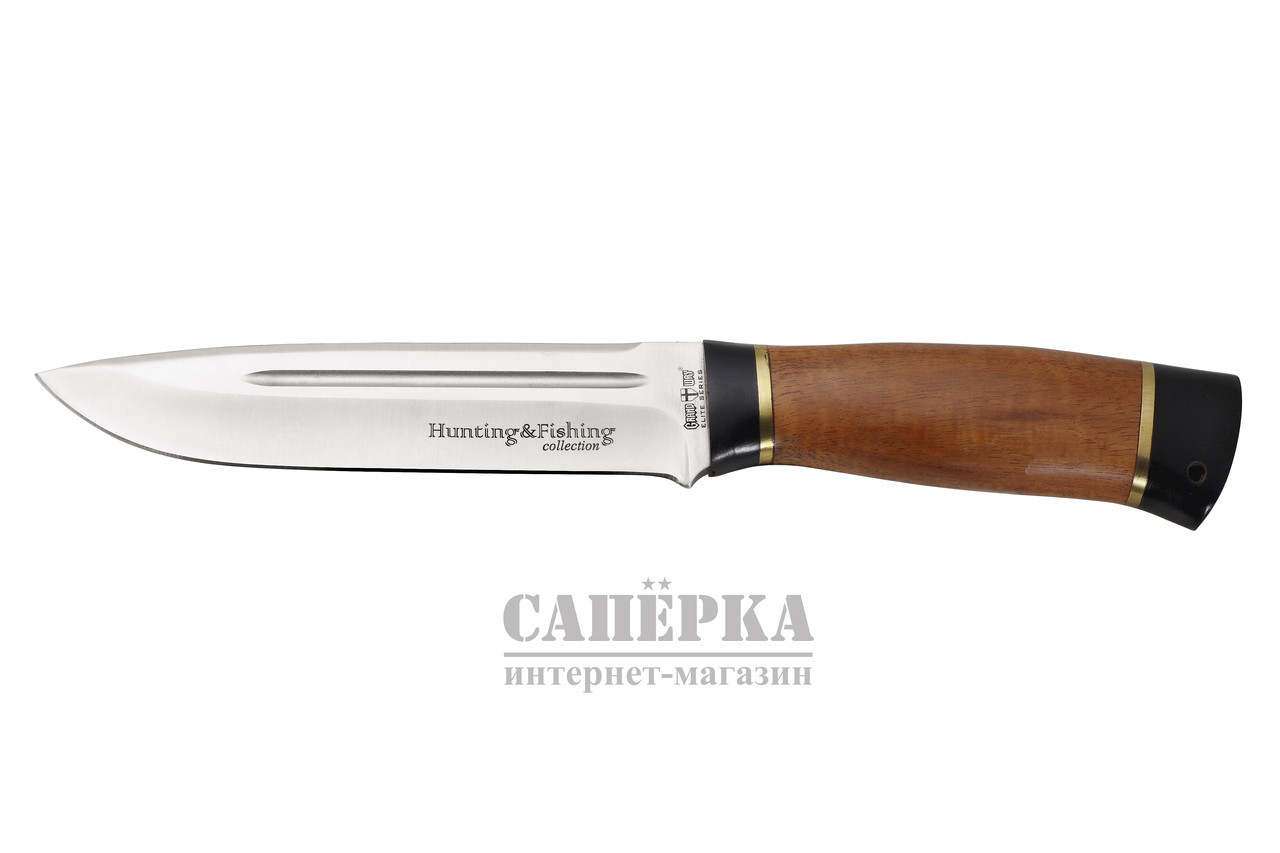 Ніж Мисливський Grandway. Колодка — червоне дерево