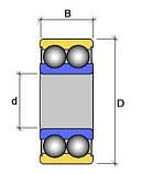 Підшипник шківа компресора кондиціонера 32x47x18 мм NSK, фото 4