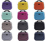 Кейс , саквояж , косметичка , сумочка ручна кладь на чемодан Wings 0912 , бордовий, фото 5