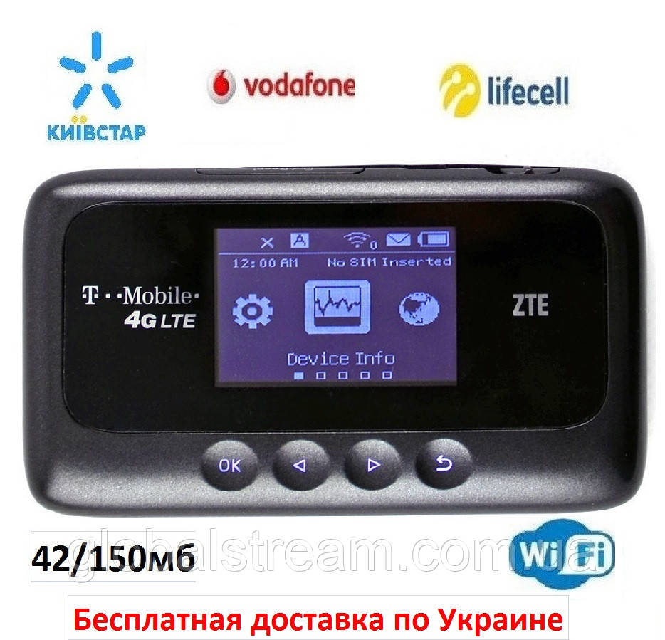 Мобільний модем 3G WiFi Роутер ZTE MF915 Київстар, Vodafone, Lifecell