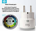 Розумна Wi-Fi-розетка Coolcam Smart Plug. Сумісна з Alexa Echo, Google Home, IFTTT для голосового керування, фото 3
