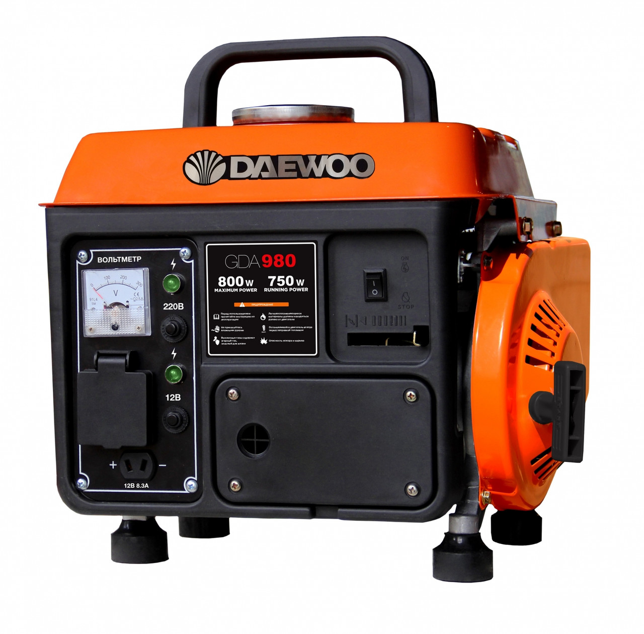 Бензиновий електрогенератор Daewoo GDA 980, фото 1