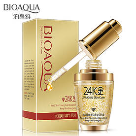 Сироватка з гіалуроновою кислотою і золотом 24K BIOAQUA 24k Gold Skin Care (30мл)
