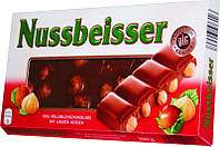 Шоколад молочный с цельным лесным орехом Nussbeisser Chateau 100г Германия