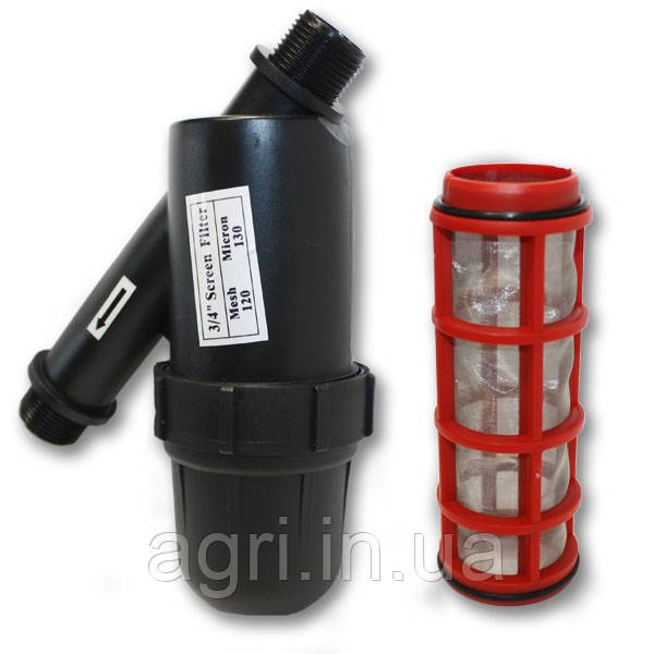 Фільтр сітковий, РЗ 1", до 6м. куб/год, тонкої очистки