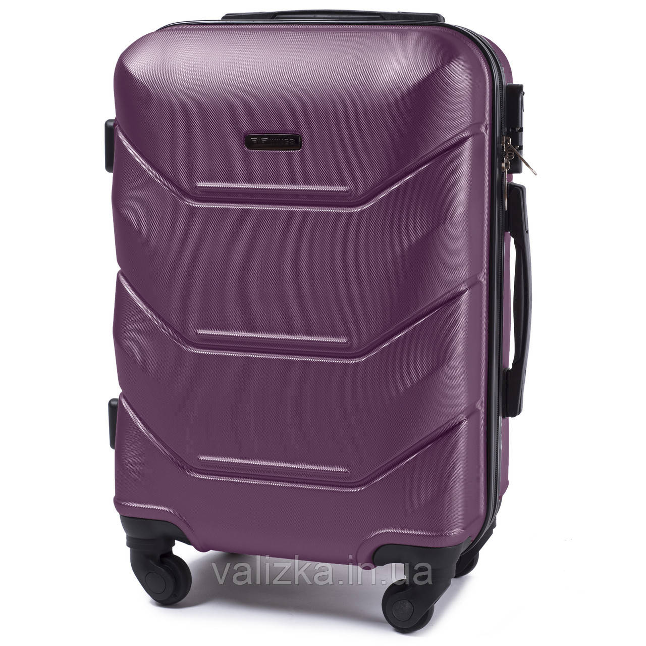 Пластиковий чемодан Wings 147 S для ручної поклажі фіолетовий