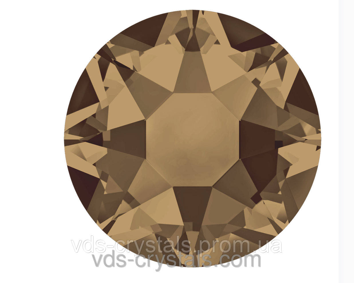 Клейові стрази Swarovski гарячої фіксації 2078 Crystal Bronze Shade F (001 BRSH)