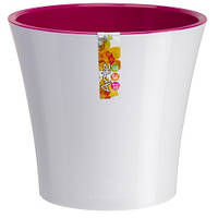 Вазон Arte 5 л. Білий Пурпуровий