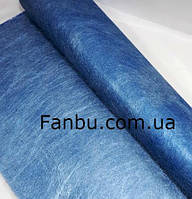 Флізелін металлизированый(1аркуш 60*57 см),колір синій