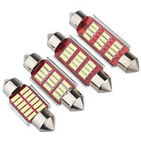 C5W (C10W) Лампа в автомобиль 41мм - LED, 12SMD, 4014, CANBUS, Белая