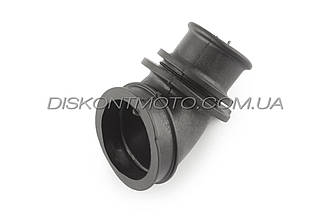 Патрубок повітряного фільтра Suzuki LETS (чорний) KOMATCU
