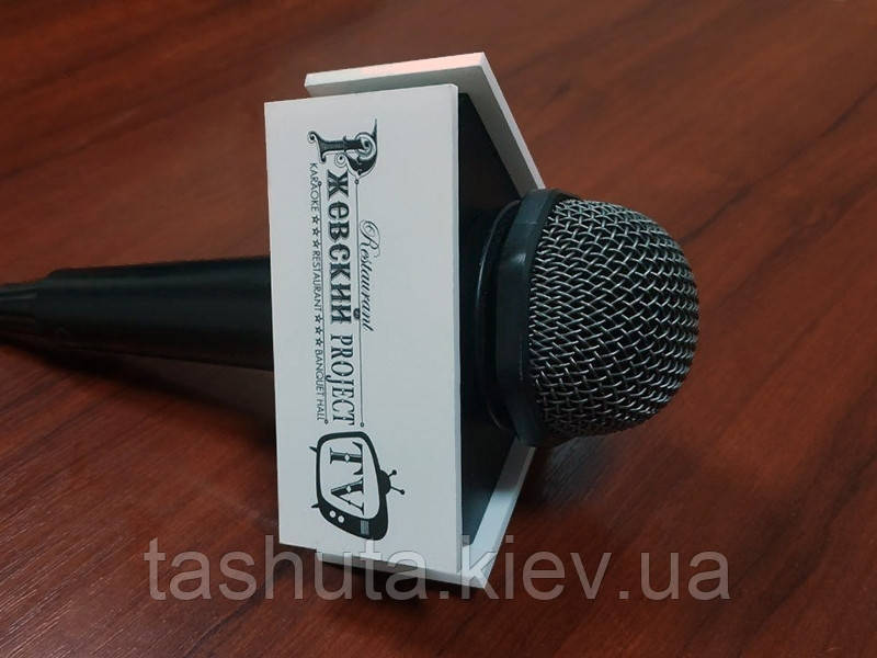 Насадка на микрофон с логотипом треугольная Ташута  (37-10010)