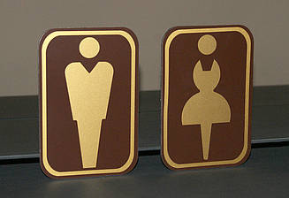 Таблички для туалетів