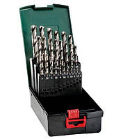 Набір свердел по металу Metabo HSS-G, 25 пр.