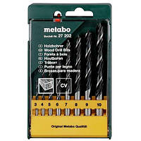 Набір свердел по дереву Metabo 8 пр.