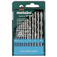 Набір свердел по металу Metabo HSS-G, 13 пр.