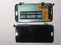 Дисплей (экран) Samsung G925, Galaxy S6 Edge с сенсором черный original