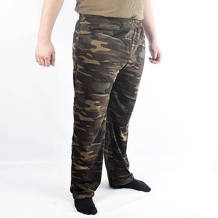 Штани спортивні трикотажні камуфляжні Tovta M — 4XL, фото 1