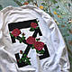Світшот OFF WHITE Rose • Супер якість • Бірки ориг • Всі розміри XS, фото 3