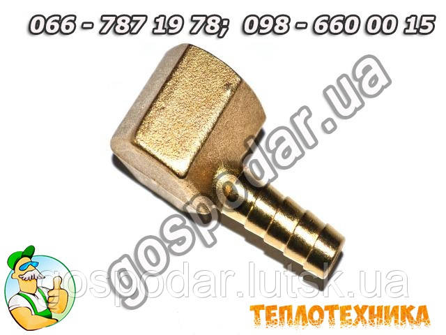 Купить Штуцер угловой 1/2 дюйма, уголок с упором под прокладку для ...