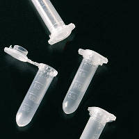 Мікропробірки 2 мл тип Еппендорф з плоскою кришкою з градуюванням, нестерильні (1000 шт)