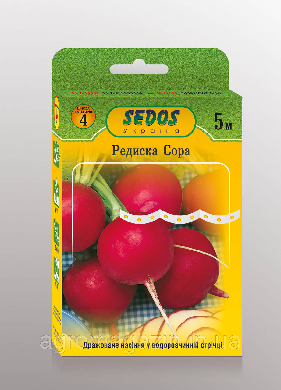 Редис "Сора" (стрічка, 5 м)