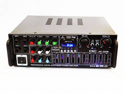 Підсилювач звуку UKC AMP AV-326BT 2*120W з Karaoke і Bluetooth