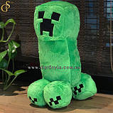Плюшевий Крипер з Minecraft — "Creeper" — 32 см. Оригінал, фото 2