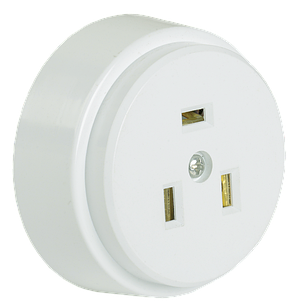 Розетка розбірна для плити з з/к о/в 32 А біла IEK РПпл10-01-Ст