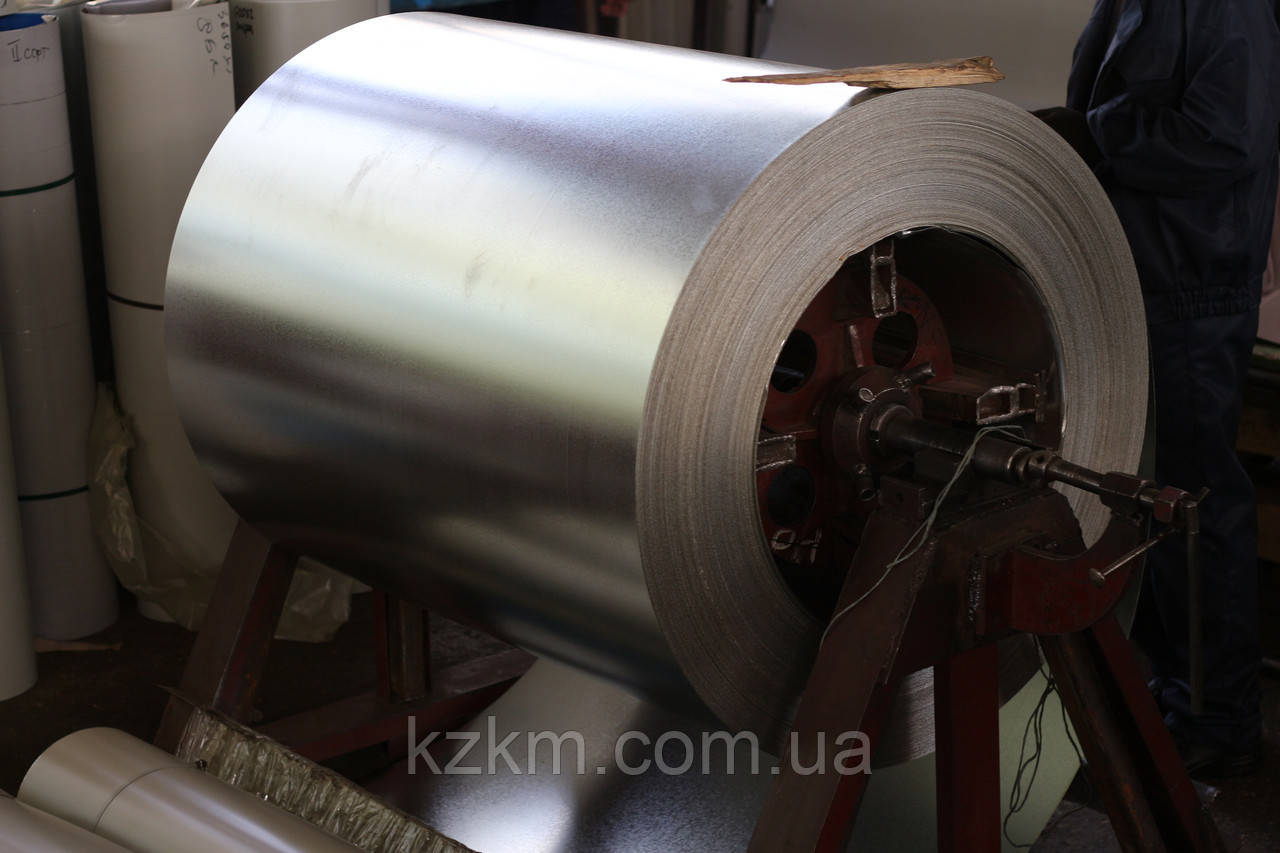 Оцинковка 0,80 мм, Аркуш оцинкований товщина 0,80 мм, лист оцинкований 0 8 мм ціна, фото 1