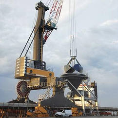 Портальний поворотний кран Liebherr LPS 550 Німеччина