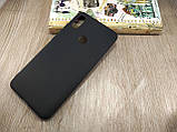 SMTT чохол бампер для Xiaomi redmi S2 — чорний матовий TPU, фото 5