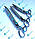 Ножиці Sinjer професійні для крою 230мм №9 100% метал, фото 2