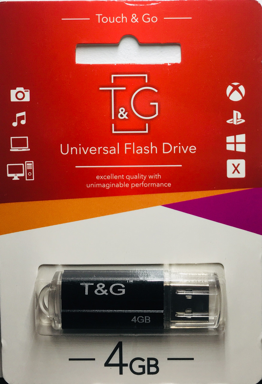 USB флеш-накопичувач T&G 4 Gb black