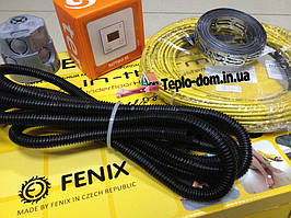Нагрівальний кабель IN-TERM для обігріву підлоги (комплект з цифровим термостатом готовий до монтажу) 3.2 м. кв.