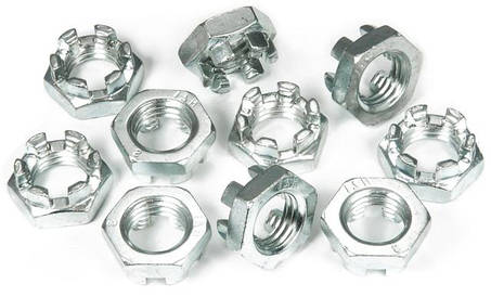 DIN 937, ГОСТ 5919-73 Гайки низькі корончаті і прорізні