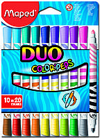 MAPED Фломастери COLOR PEPS DUO, 20 кольорів