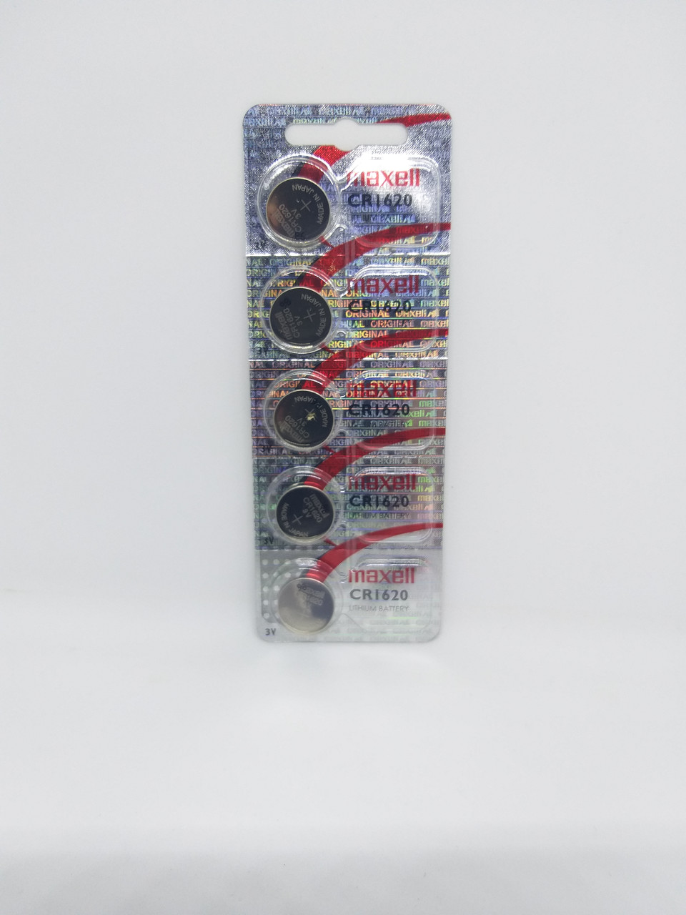 Акумулятор для годинників Maxell CR1620 3.0V 68mAh літієвий для наручних годинників