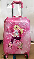 Дитяча валіза на колесах Barbie