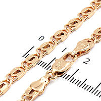 Ланцюжок позолота "скріпка" 0,4/45 см (Медицинське золото)