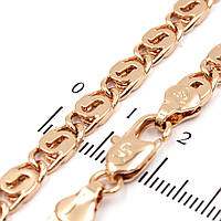 Ланцюжок позолота «скріпка» 0,5/45 см (Медичне золото) 924118